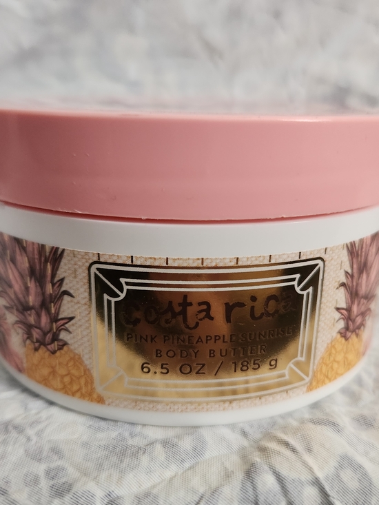 Bath & Body Works Other - Bath & Body Works Pink and Gold Costa Rica Pink Pineapple Sunrise Body Butter